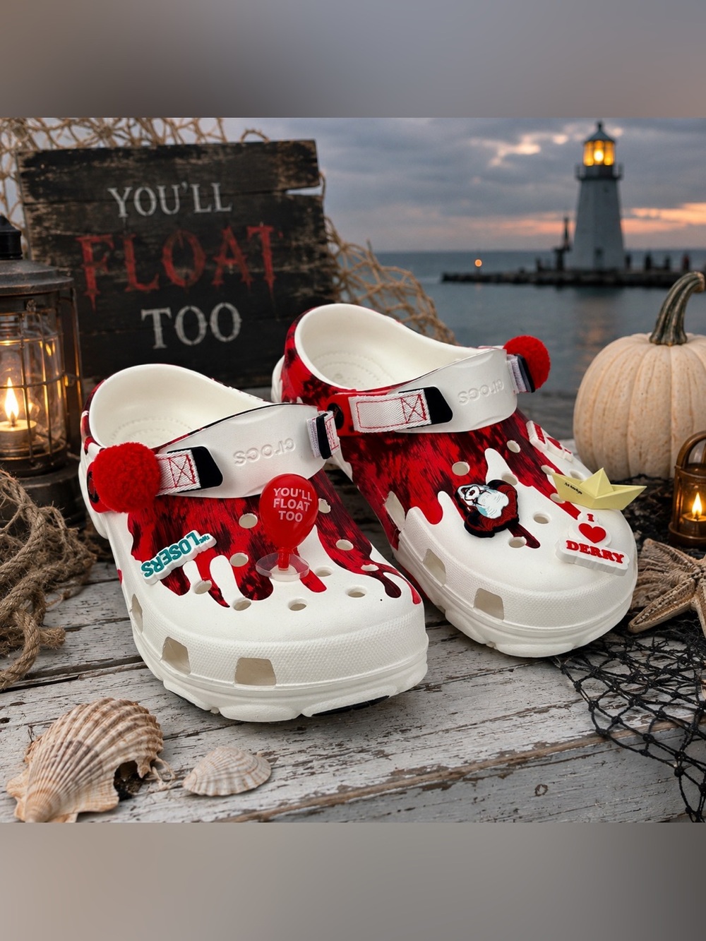 Crocs x IT Pennywise All Terrain Clogs M10 W12 NWT